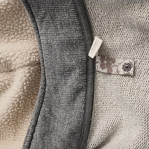 Element Wood & Thread Sherpa Hood, Heavy French Terry Sweatshirt Jacket Med - Picture 8 of 16